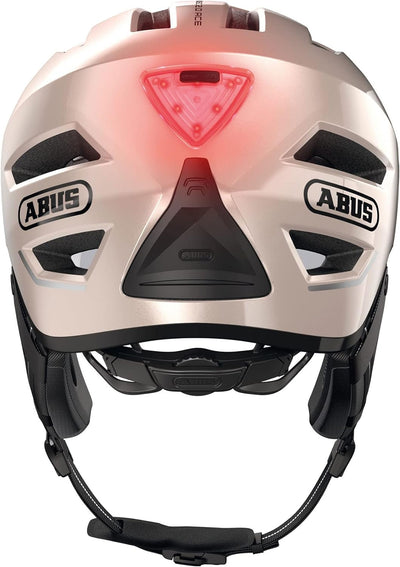 ABUS Stadthelm Pedelec 2.0 ACE - Fahrradhelm mit Rücklicht, Visier, Regenhaube, Ohrenschutz - für Da