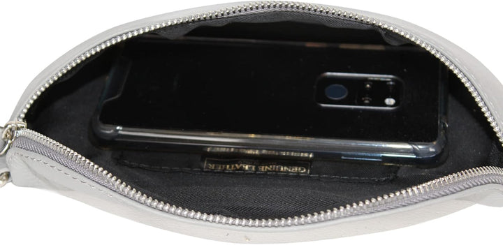AmbraModa GLX10 - Damen Herren Unisex kleine Hüfttasche Gürteltasche Bauchtasche Umhängetasche aus E