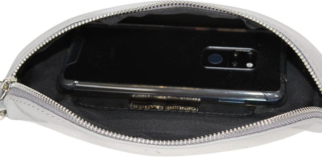AmbraModa GLX10 - Damen Herren Unisex kleine Hüfttasche Gürteltasche Bauchtasche Umhängetasche aus E