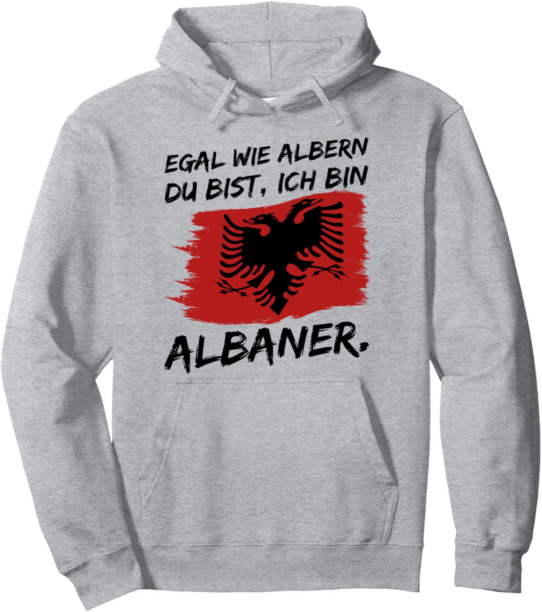 Albanien Albaner stolzer Albaner Adler albanische Flagge Pullover Hoodie