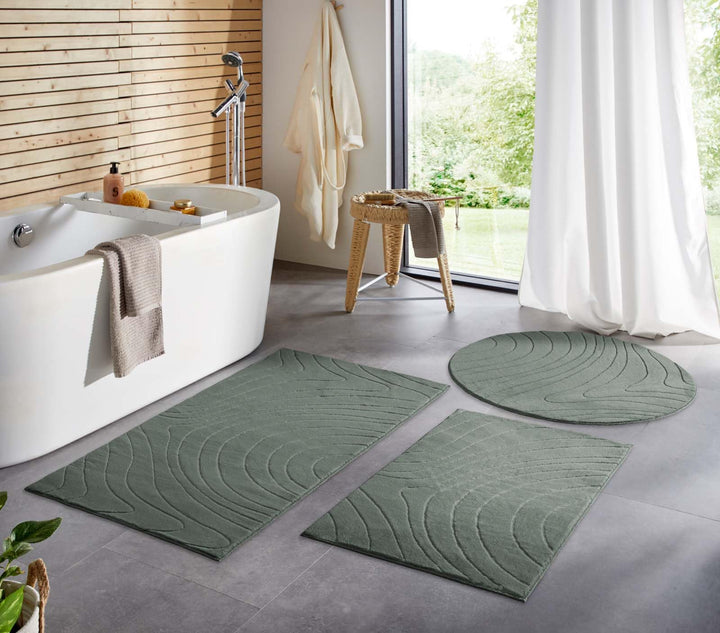 Taracarpet Badematte Badvorleger Homestyle rutschfest waschbar Badezimmerteppich Badewannenmatte, Ba