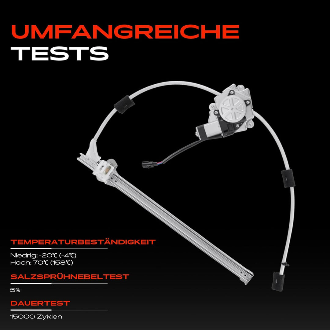 Frankberg Fensterheber mit Motor Hinten Rechts Kompatibel mit Cherokee KJ SUV 2001-2008 55360034AJ