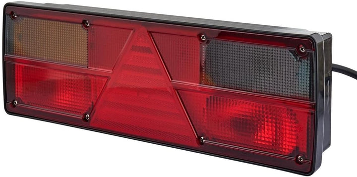 HELLA - Heckleuchte - EasyConn I - Glühlampe - 24V - Anbau/geschraubt - Lichtscheibenfarbe: mehrfarb