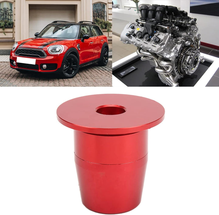 Tbest 2er Set Front Kurbelwellenabdeckungs-Ausrichtwerkzeug Stahl Rot 2357900 Ersatz für 2er Serie