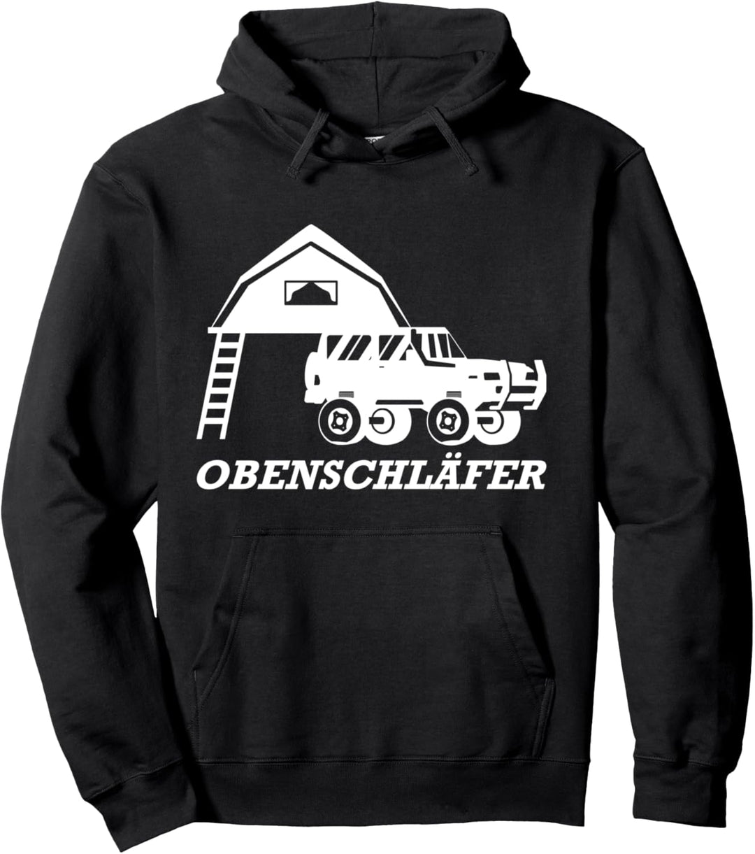Obenschläfer Dachzelt Camping Camper Pullover Hoodie
