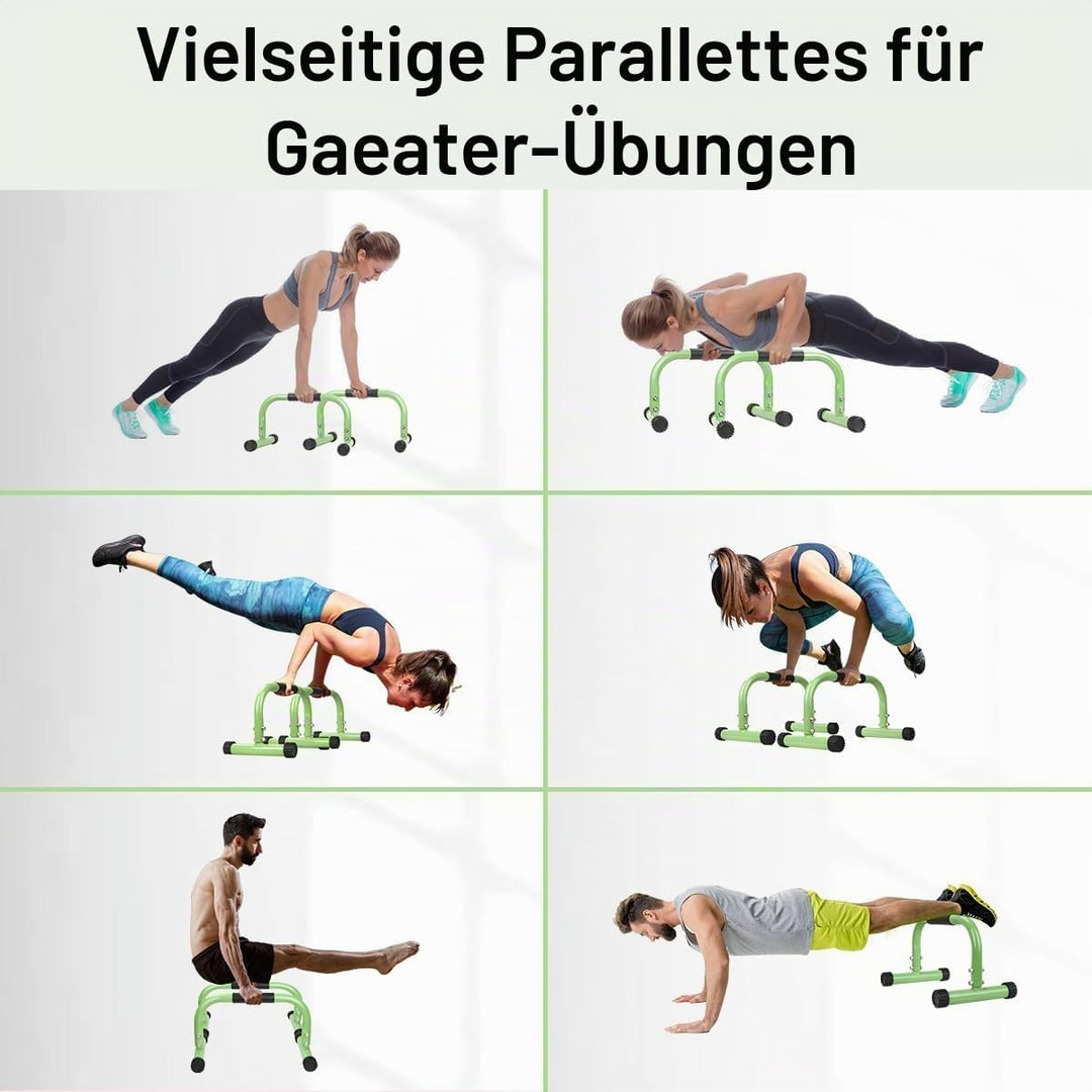 AmazeFan Parallettes, Handstand Barrenm, Grosser Push Up Bar &amp; &amp; Dip Barren, Rutschfeste Liegestützg