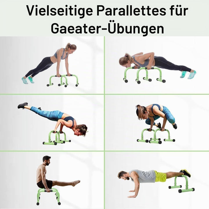 AmazeFan Parallettes, Handstand Barrenm, Grosser Push Up Bar &amp; &amp; Dip Barren, Rutschfeste Liegestützg