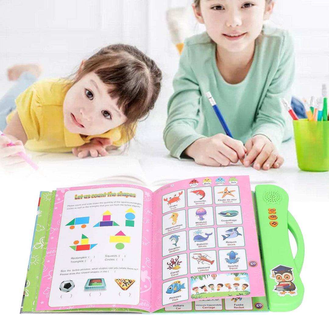 Französisches Klangbuch,englische Kinder, zum Lesen der Musik, interaktives Lernspielzeug, verwendet