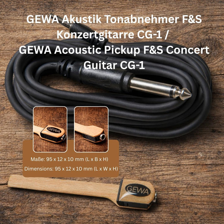 Fire & Stone Konzertgitarren Tonabnehmer CG-1, CG-1
