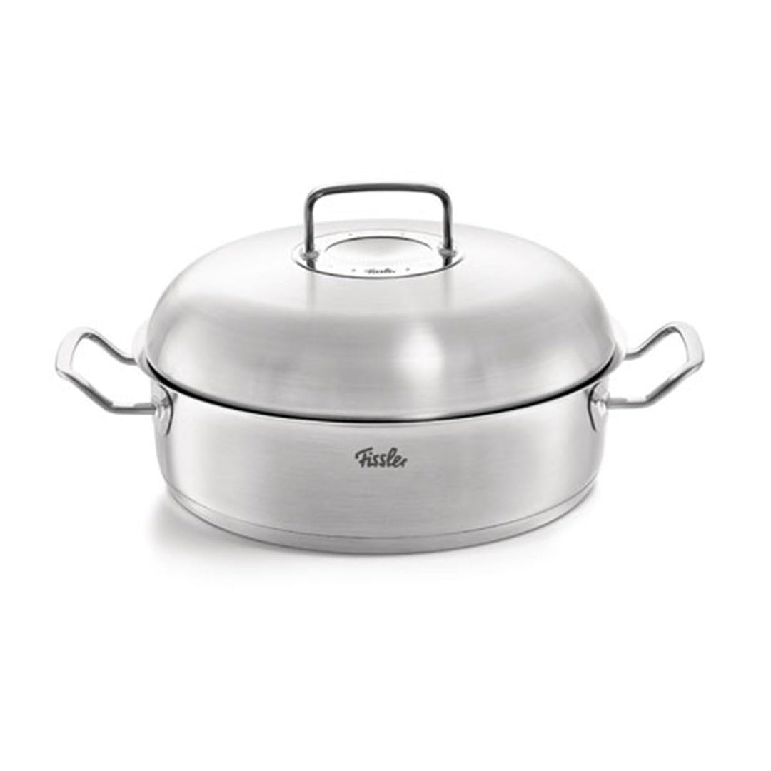 Fissler Original-Profi Collection / Edelstahl-Bräter (4,8 L - Ø 28 cm) Schmortopf rund, Bratentopf m