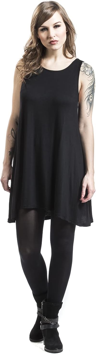 Forplay Damen schwarzes Kleid mit Schnürung 3XL