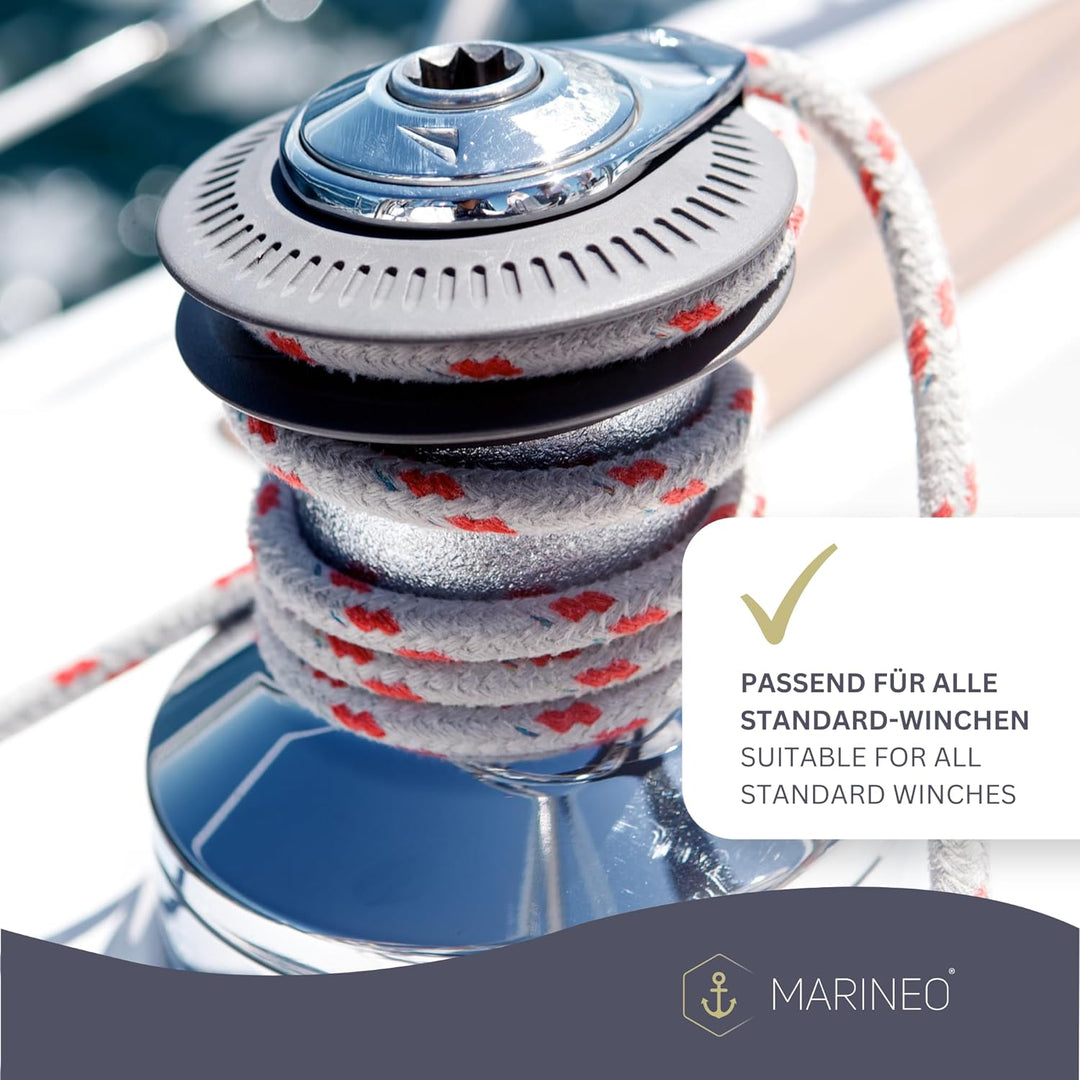 MARINEO Winch Bit – Winschadapter für Akkuschrauber Bohrmaschine Akkuschrauber zum elektrischen Wins