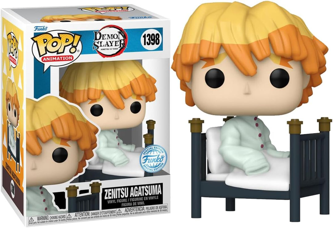 Funko Pop! Animation Demon Slayer - Zenitsu Recovering (Exc), Sammlerfigur aus Vinyl – 71280