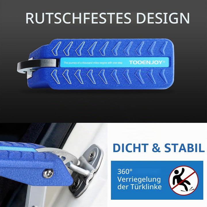 TOOENJOY 2022 Auto Türstufe, klappbarer Auto Türpedal mit 5 eintsellbaren Winkeln, Universal Car Doo