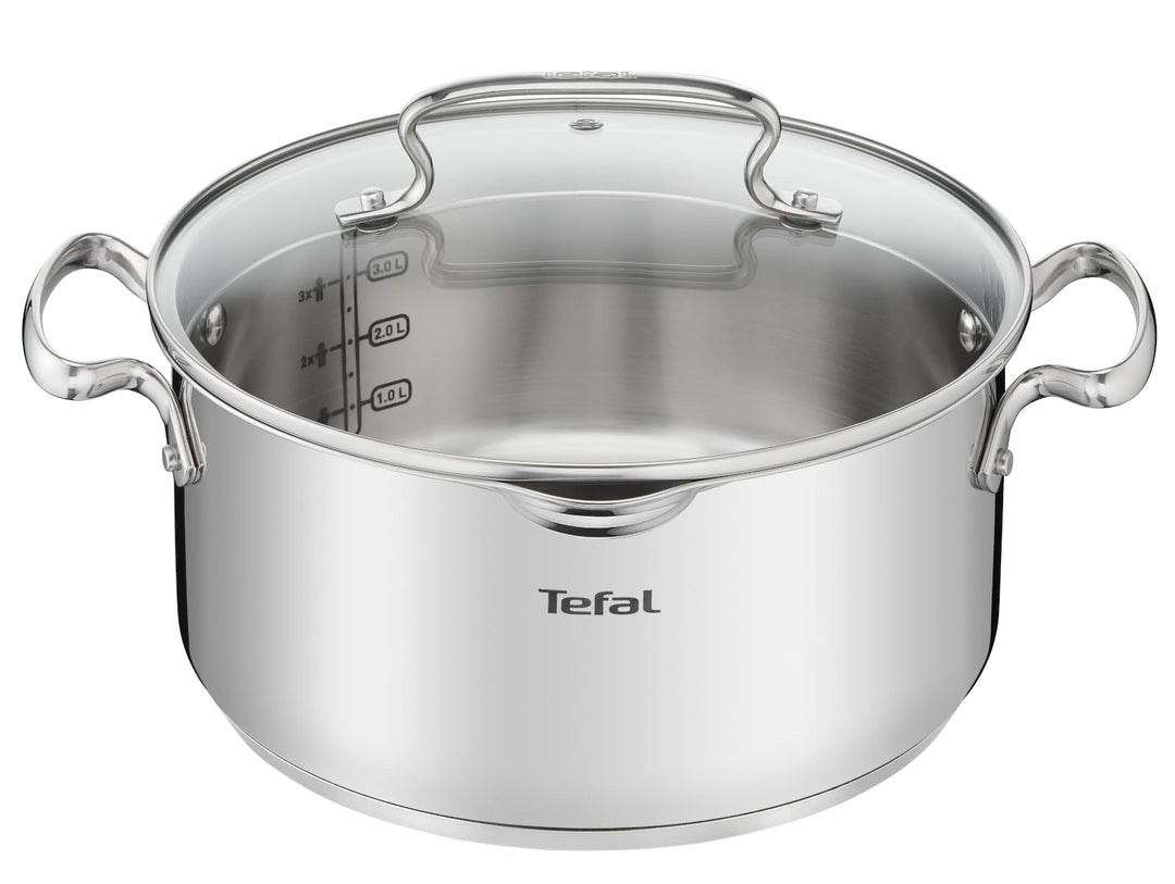 Tefal Duetto+ Kochtopf | Ø 24 cm | Alle Herdarten + induktionsgeeignet | einfache Reinigung in der S