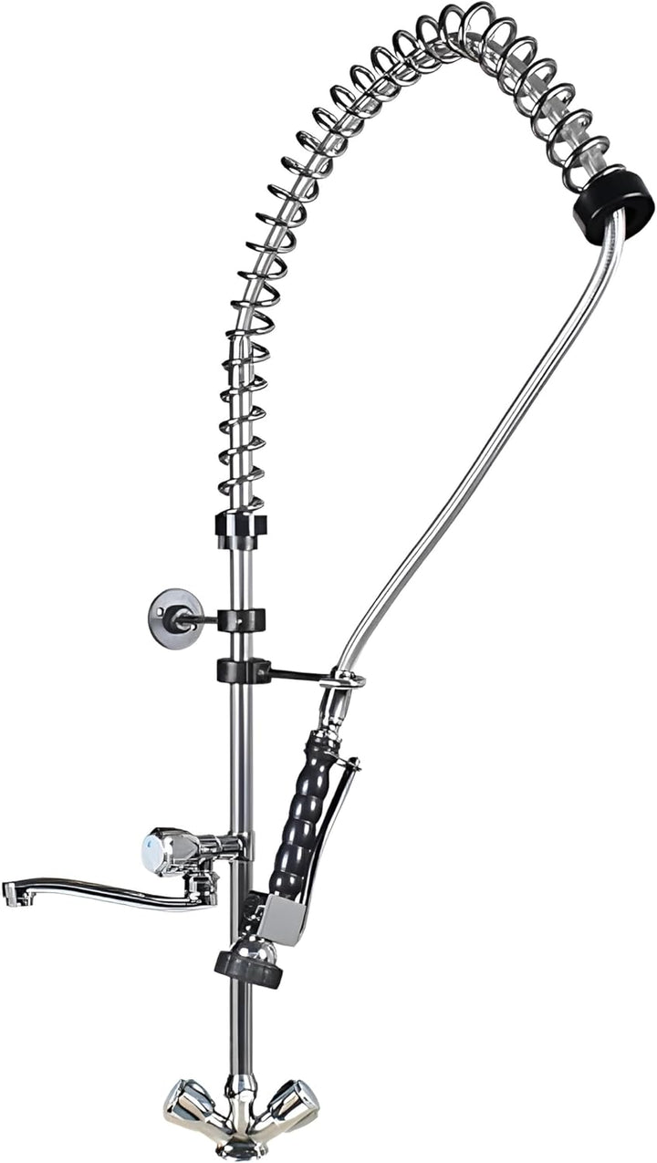Gastro Geschirrbrause Spültischarmatur mit Wasserhahn, Mischbatterie, Gastrobrause, Handbrause Misch