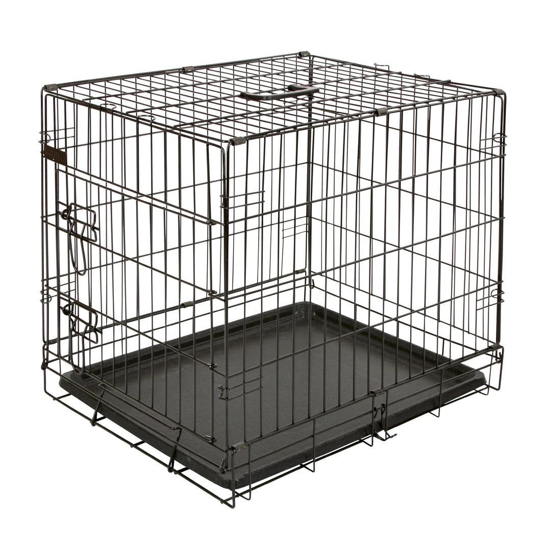 Kerbl 81364 Gittertransportbox, klappbar, 63 x 48 x 57 cm, 1 Tür, schwarz