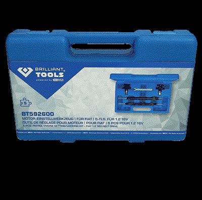 BRILLIANT TOOLS BT592600 Motor-Einstellwerkzeug-Satz für Fiat 1.2 16V [Powered by KS TOOLS]