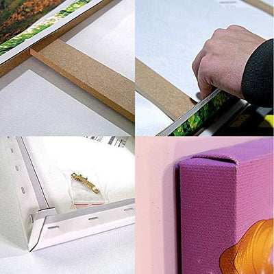Forwall Leinwandbild Canvas Einhorn Kinderzimmer - Mädchen Schmetterling Wandbilder für Kinder Bild
