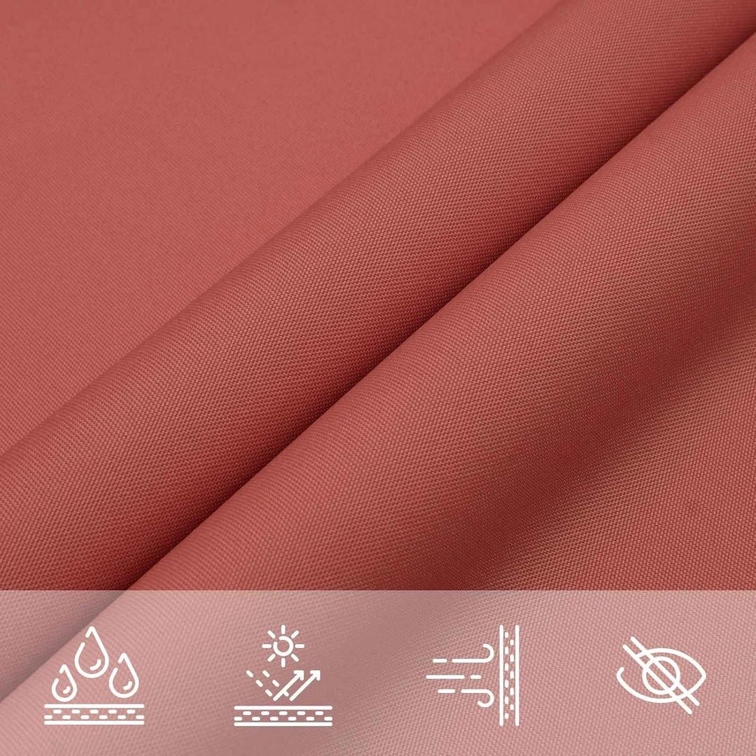 vidaXL Sonnensegel Terrakotta 6 x 2 m 100% Polyester Oxford, Outdoor Schatten, UV-beständig, rechtec