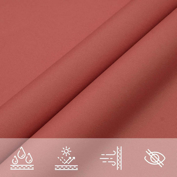 vidaXL Sonnensegel Terrakotta 6 x 2 m 100% Polyester Oxford, Outdoor Schatten, UV-beständig, rechtec