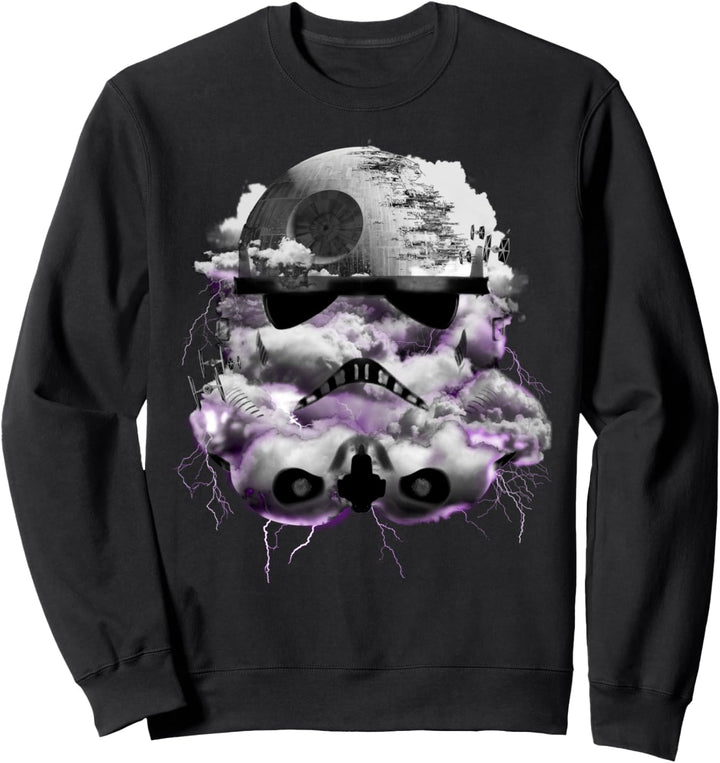 Star Wars Trooper & Death Star In The Clouds Sweatshirt