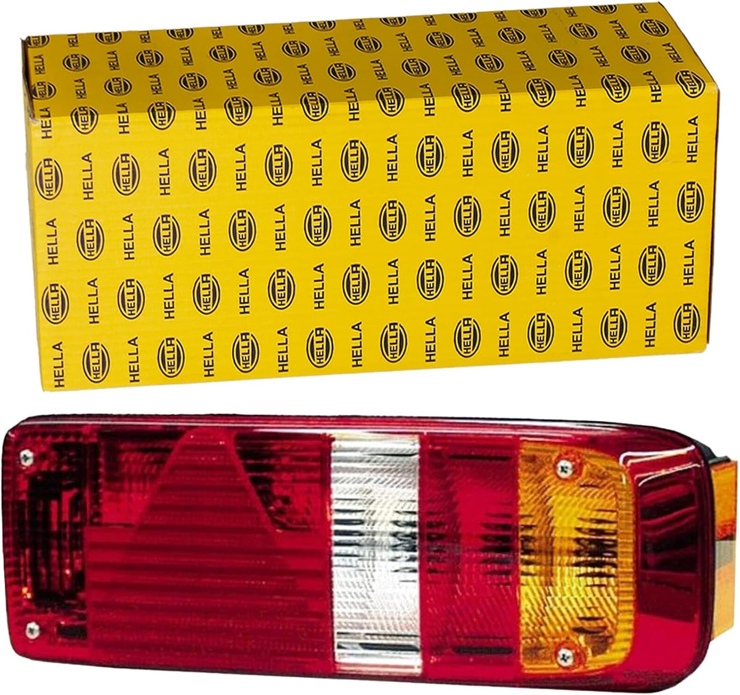 HELLA - Heckleuchte - EasyConn I - Glühlampe - 24V - Anbau/geschraubt - Lichtscheibenfarbe: mehrfarb