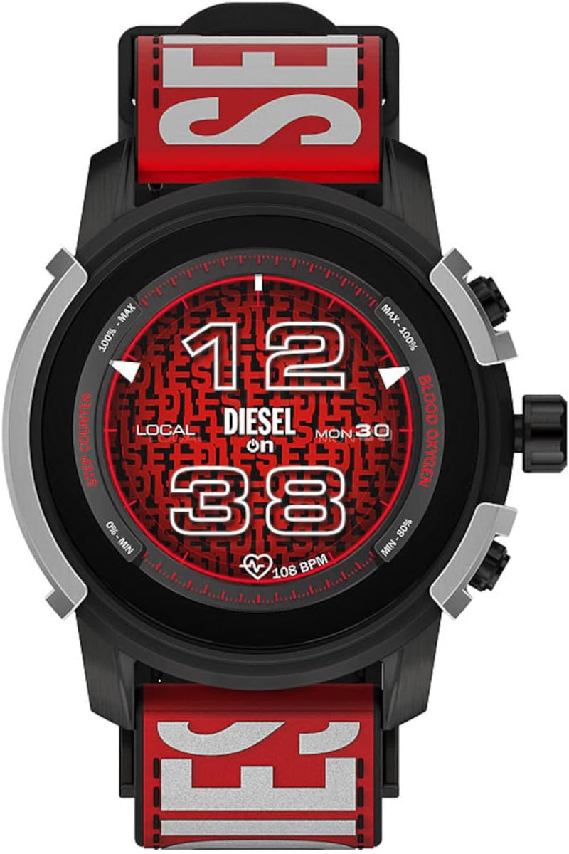 Diesel Touchscreen Smartwatch 6. Generation mit Lautsprecher, Herzfrequenz, NFC und Smartphone Benac