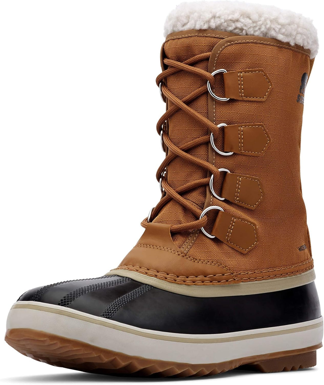 Sorel Herren-Winterstiefel, 1964 PAC NYLON WP 42.5 EU Braun Camel Brown X Black, 42.5 EU Braun Camel
