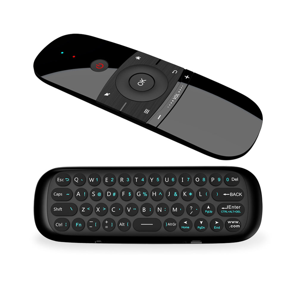 Air Mouse Fernbedienung mit IR-Lernfunktion, 2.4G Air Mouse Remote Control mit Tastatur und Maus Fun