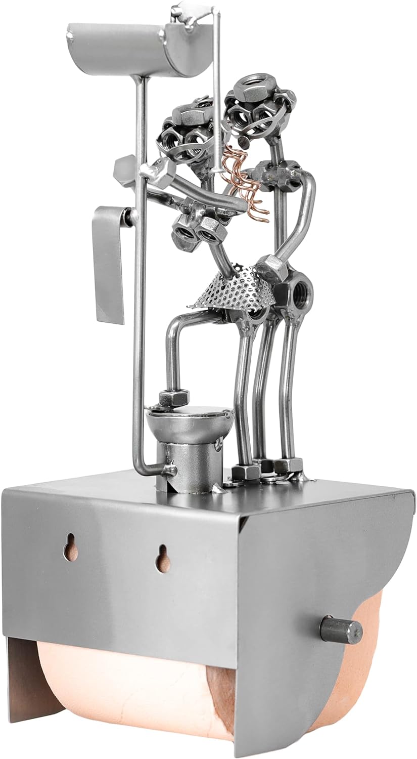 metalman24 Schraubenmännchen Klopapierhalter Sexy wc Toilettenpapierhalter handgefertigte ausgefalle