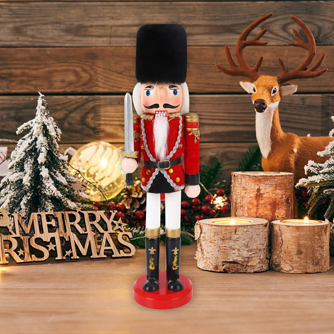 Jodsen Weihnachten Nussknacker Dekorationen,Weihnachten Holzsoldat Nussknacker Figuren,Xmas grosse h