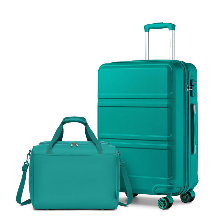 KONO Mittelgross Reisekoffer Rollkoffer Set Gepäcksets 2 Teilig, 65cm Mittelgross Trolley Koffer mit
