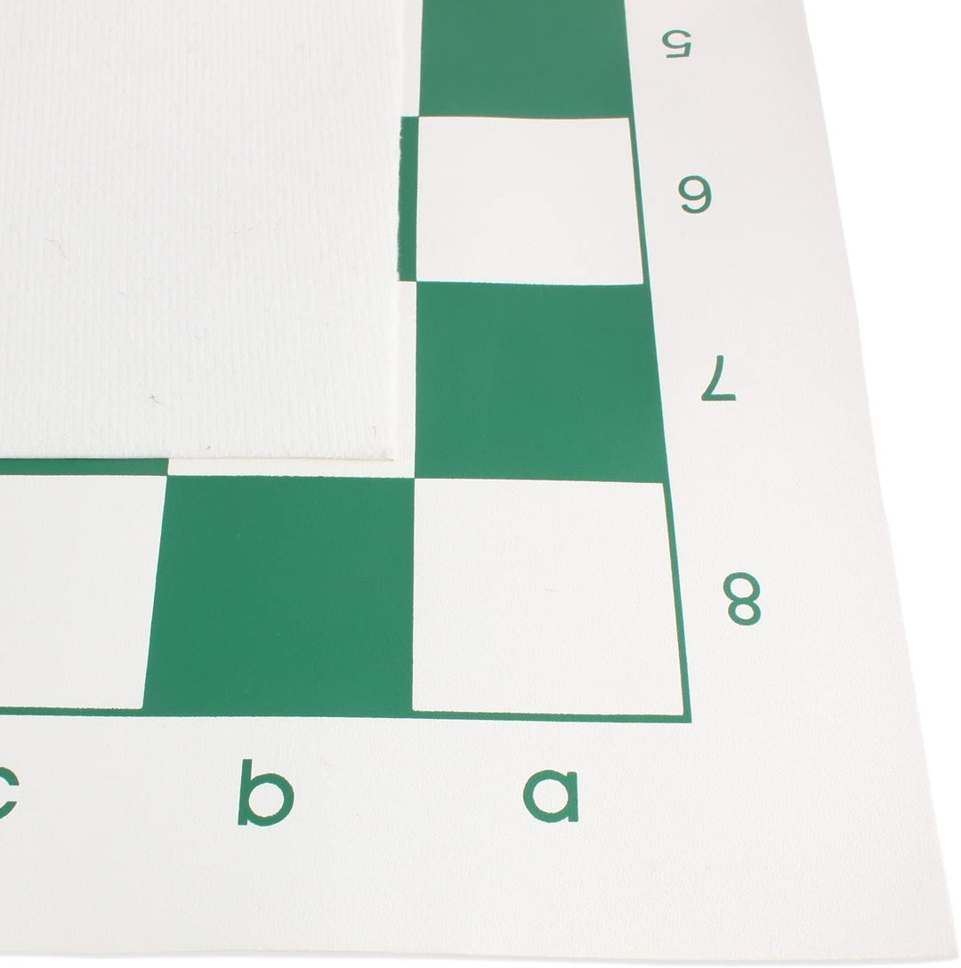 Andux Schachspiel Rollbares Schachbrett Nur Schachbrett XQQP-01 (Grün, 42x42cm), Grün, 42x42cm