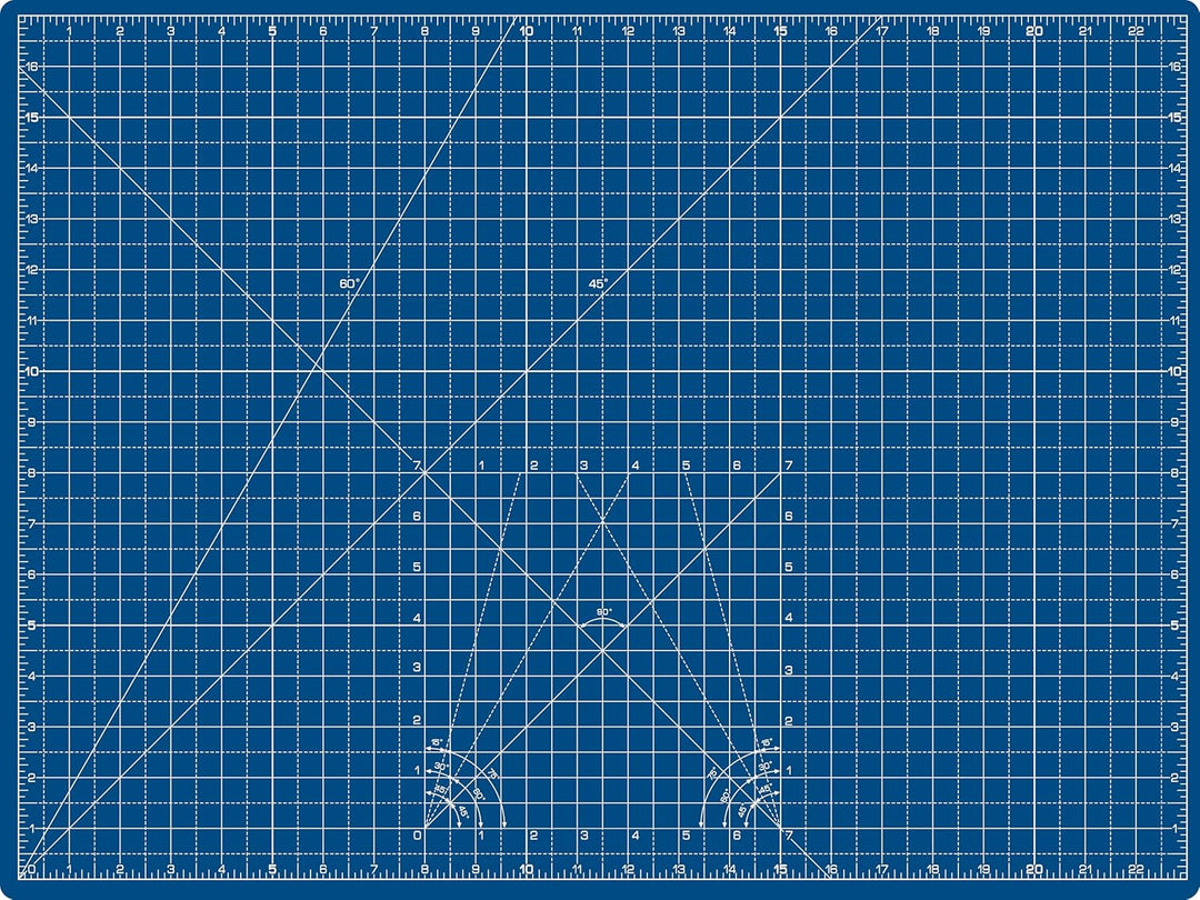 La Canilla Schneidematte A2 Selbstheilend (60x45 cm - 24x18") Cutting Mat Schneideunterlage für Bast