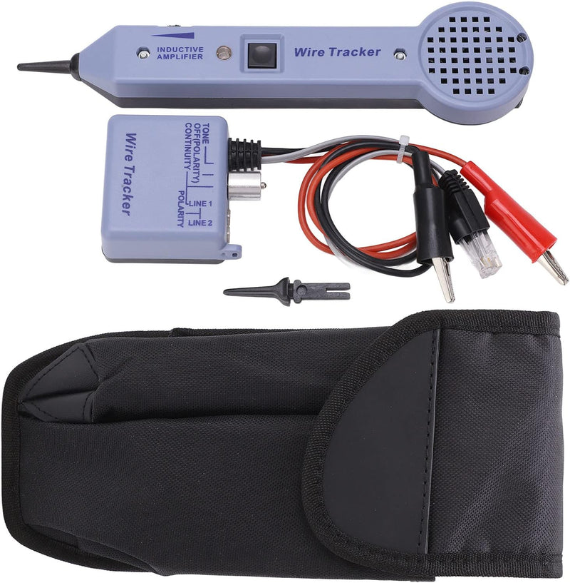 Netzwerkkabel Tracing Tester Kit Audio Einstellbarer Induktionsverstärker Kabel Tonerdetektor Tongen