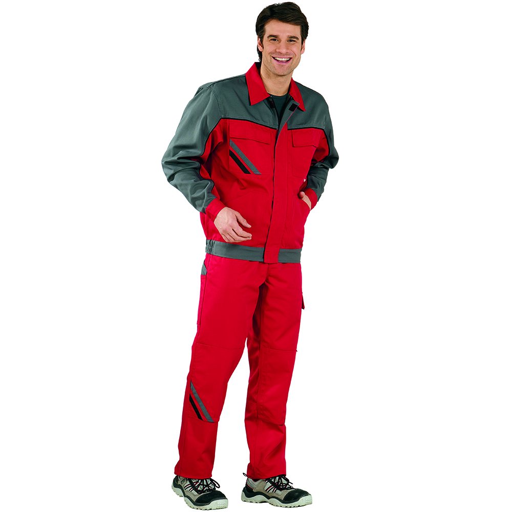 Planam Highline Herren Bundjacke rot schiefer schwarz Modell 2316 Grösse 62 Rot/Schiefer/Schwarz 62,