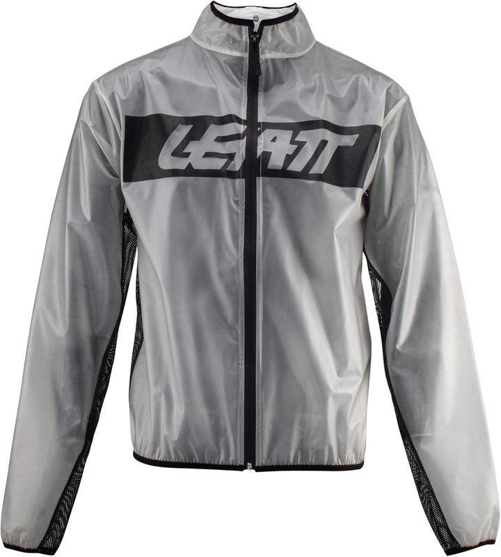 Leatt MTB-Regenjacke RaceCover Smoke XL Schwarz, XL Schwarz