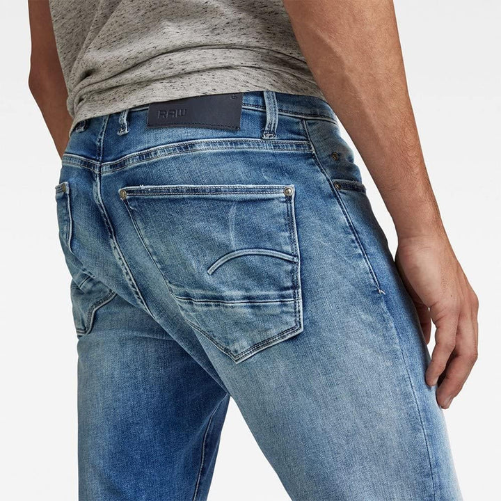 G-STAR Herren Revend FWD Skinny Jeans 38W / 36L Blau (Sun Faded Azurite D20071-c296-b471), 38W / 36L