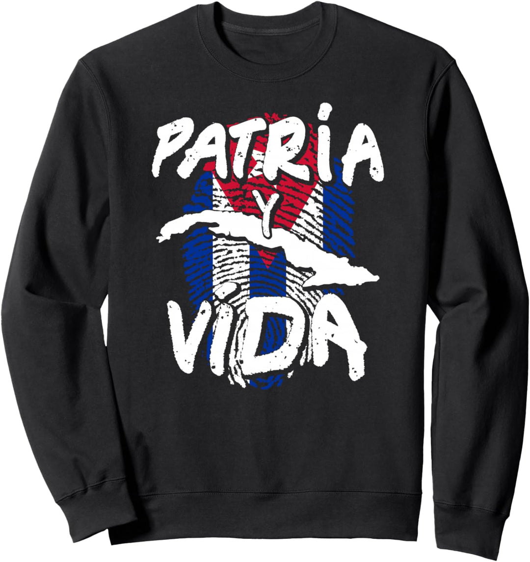 Patria Y Vida Cuba Cuban Freedom Movement Se Acabo Sweatshirt