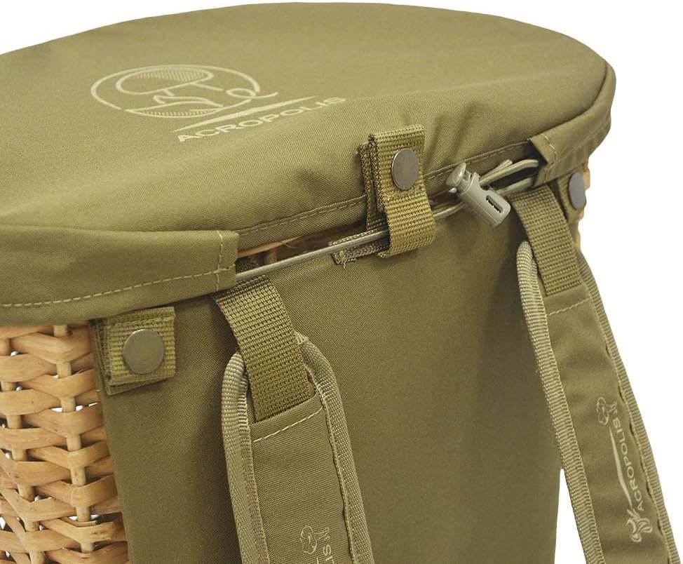 Pilz-Futtertasche – Rucksack mit Riemen für Futtersucher – Haversack Bushcraft Taschen Gürtel Futter