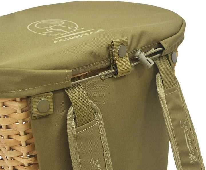 Pilz-Futtertasche – Rucksack mit Riemen für Futtersucher – Haversack Bushcraft Taschen Gürtel Futter