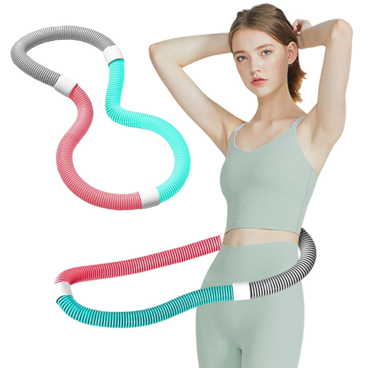 Weicher Hula Hoop Reifen für Erwachsene - 1.4kg, faltbar, gewichteter Fitness Hoop für Bauch &amp; Taill