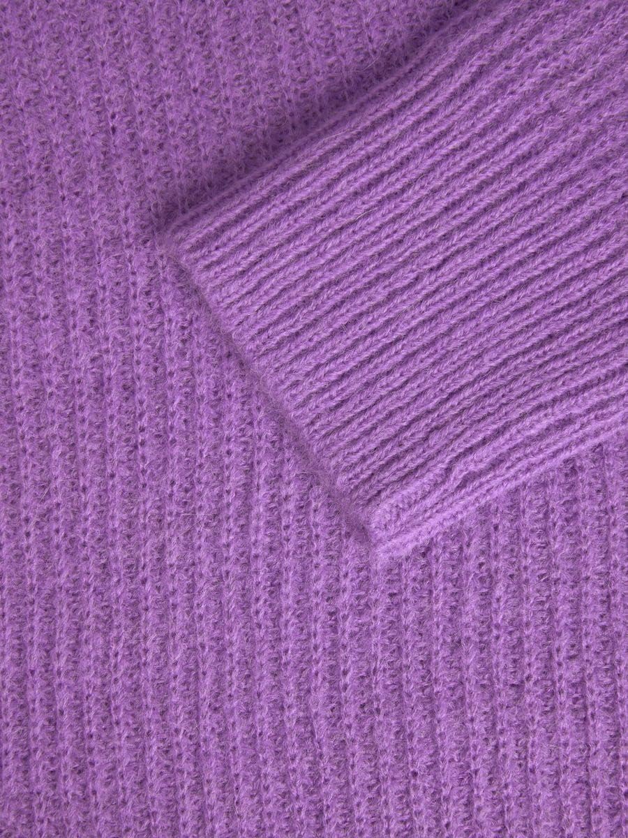 Damen Jxember Ls Fluffy Crew Neck Knit Noos Pullover, Royal Lilac