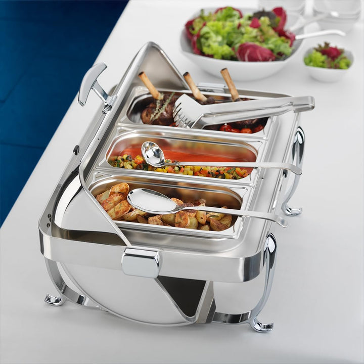 AMEFA BUFFET Servierzange | Zange für Pasta & Salate | Servierbesteck spülmaschinenfest | Edelstahl