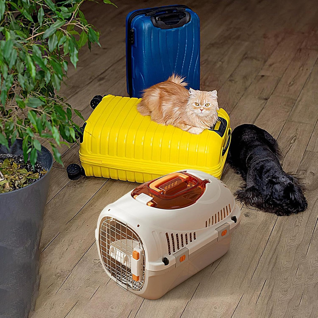 Transportbox für Haustiere, tragbarer Katzenkäfig | Autotransport-Tragekäfig | Autotransport-Tragekä