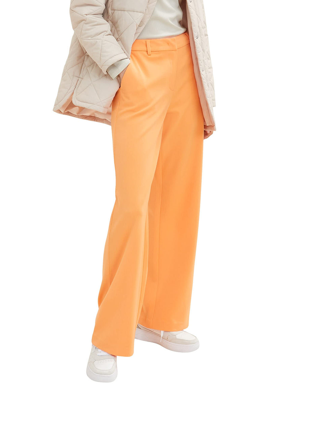TOM TAILOR Damen Lea Straight Fit Hose 32W / 32L 29751 - Bright Mango Orange, 32W / 32L 29751 - Brig