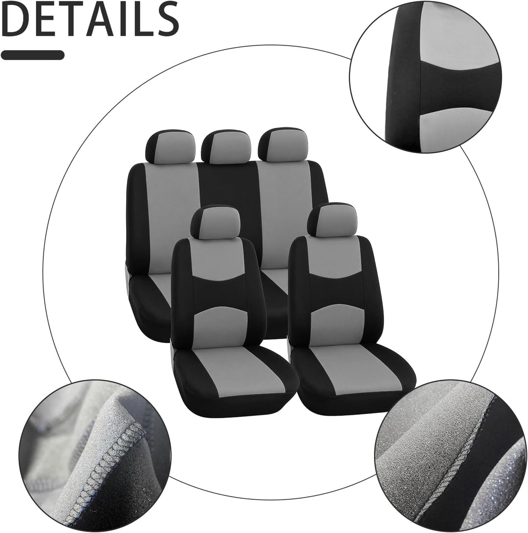 Universal Autositzbezüge Set, Autositzbezüge, Sitzbezüge Auto Für 5 Sitzer, Schonbezüge für Autositz