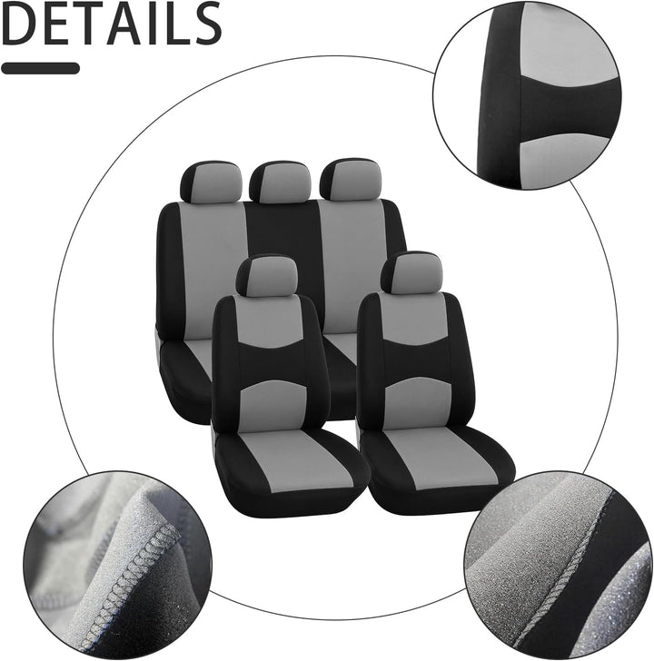 Universal Autositzbezüge Set, Autositzbezüge, Sitzbezüge Auto Für 5 Sitzer, Schonbezüge für Autositz