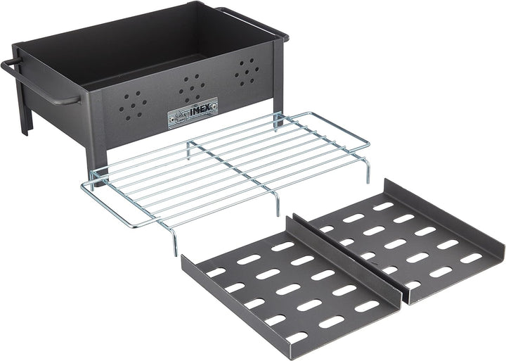 Imex El Zorro Tischgrill mit verzinktem Grillrost, Schwarz, 31 x 21 x 14 cm, 71431.0, Tischgrill